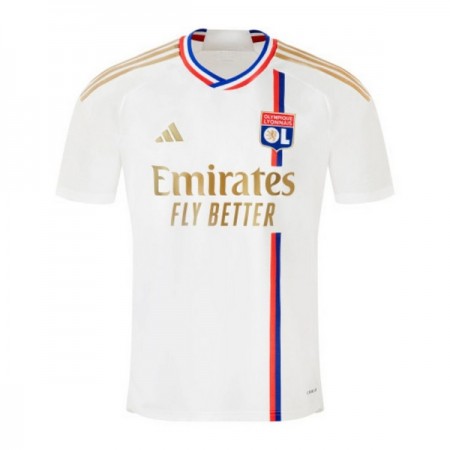 Camisolas Olympique Lyonnais 2023-24 1º Equipamento Principal Manga Curta